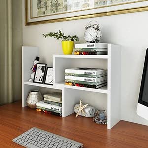 Adjustable Desktop Bookshelf-Wooden Desktop Bookcases,Desktop Shelves Storage Rack,Shelf Office Storage Rack,Suitable for Office Supplies Home De