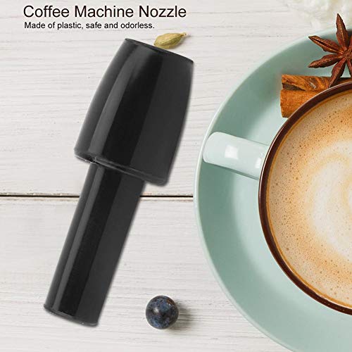 Bewinner Universal Coffee Machine Nozzle, Plastic Froth Nozzle Reusable, Washable And Durable, Spout Make Foam For Coffee Machine, Black