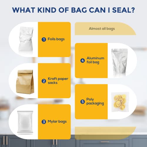 Hanchen Heat Sealer Machine 500mm/19.6inch Plastic Bag Sealer Heat Hand-Pressure Bag Sealing Machine 800W 40times/min with CE 220V WNQ-177-1