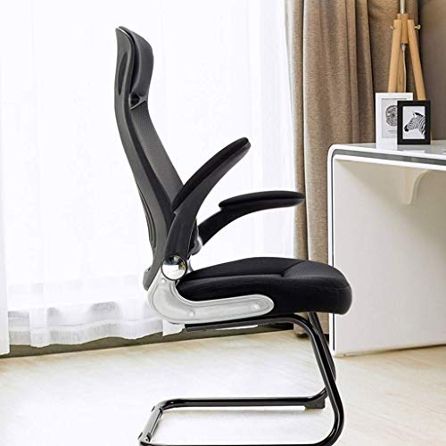 Mu Bow Computer Chair,Home Office Chair Backrest Swivel Chair Ergonomic Chair Gaming Chair Comfortable and Stable Seat Load Bearing 250Kg,Black,5