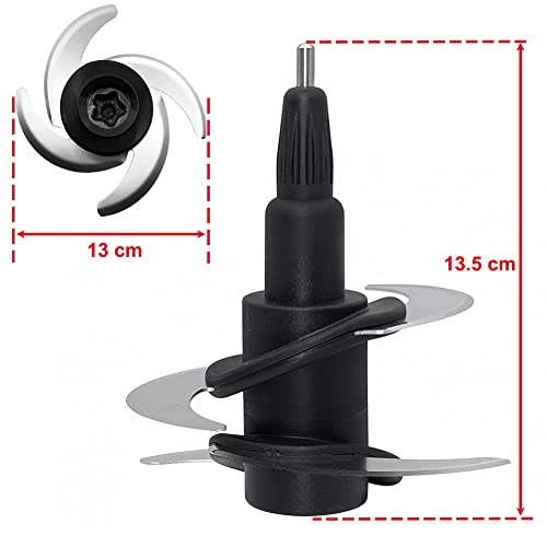 Chopping Blade Compatible with Ninja Food Processor and Blender with Auto-iQ BN800UK BN650UK, Nutri Ninja Extractor Blade Replacement Part for 1.