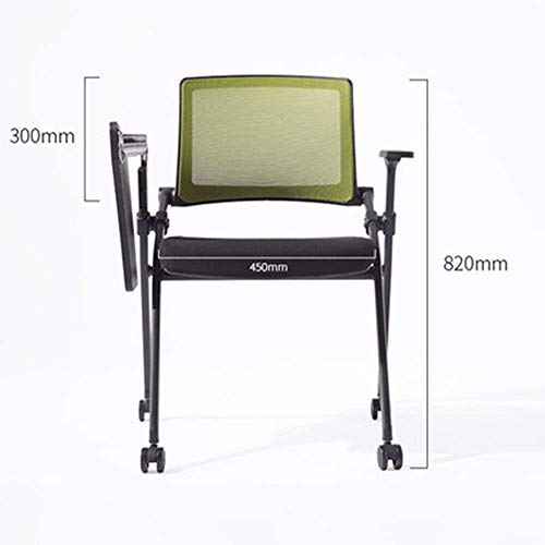 MU Writing Board Chair Office Chair with a Multi-Function Tablet Table and Chairs Folding Chairs Comfortable Upholstered Chairs for Home Office F