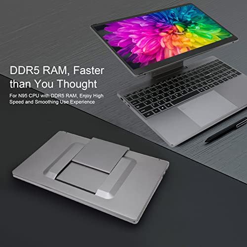 Aeun Tablet Laptop, Office Laptop 4096 Pressure 15.6in Touch Screen for Family