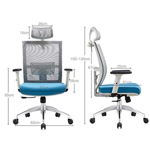 MMAXZ Chairs,Office Chair with Arms and Back Support Executive Adjustable Computer Chair Swivel Ergonomic Desk Chair Comfy Padded for Office/Home