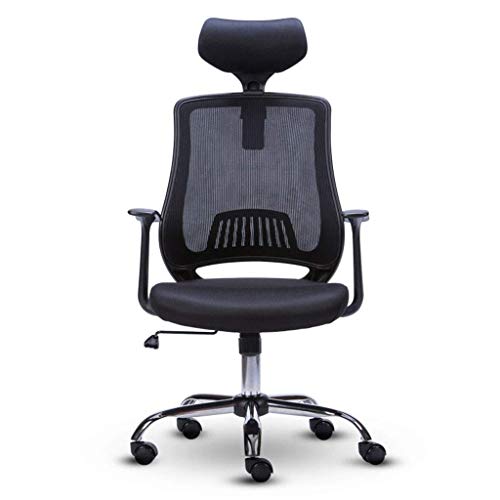 n/a Ergonomic Office Chair with Adjustable Headrest, Armrest and Lumbar Support - High Back Mesh Office Chair with Thick Seat Cushion - Reclining