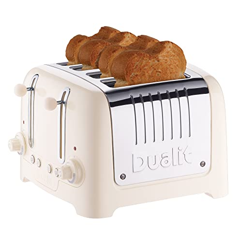 Dualit 46205 4 Slot Lite Toaster in Black Finish