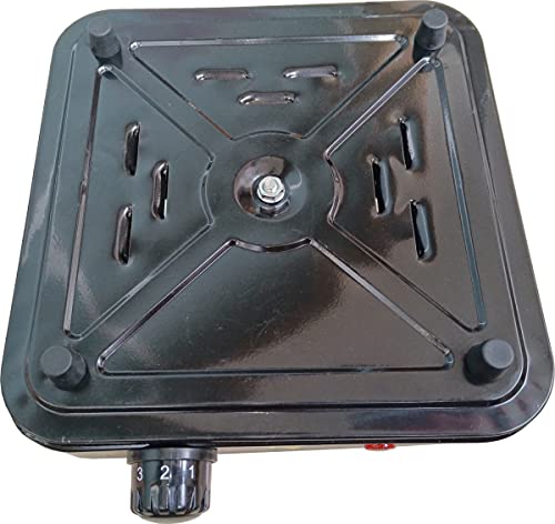 KitaBulb Electric Charcoal Burner 1000W Black Hot Plate for Coconut Coal Coffee/Tea/Milk- include Grid and Tongs