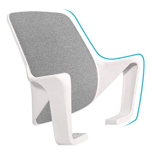 n/a Office Chair, Mid Back Office Computer Swivel Desk Task Chair, Ergonomic Executive Chair with Armrests (Color : Gray, Size : 90.5 * 56.5 * 48