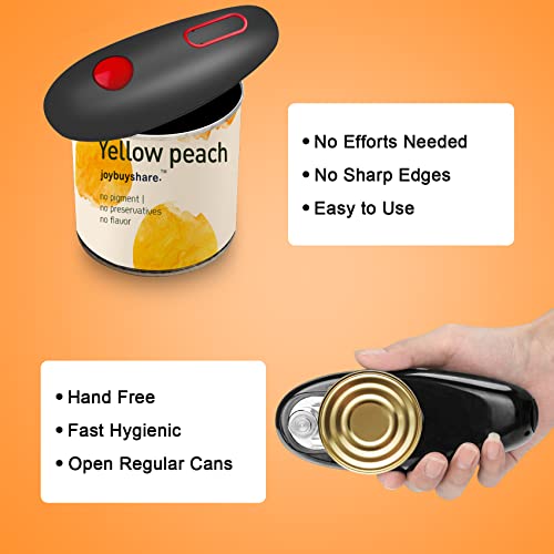 Can Opener,Electric Can Opener,Safe and Smooth Cutting Without Sharp Edges,Electric tin Opener Hand Free Tin Opener for Almost Size Can Kitchen G