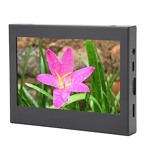 Aeun Touch Screen Monitor, 1024 X 768 IPS Small Monitors 170 Degree Display for Industrial Control