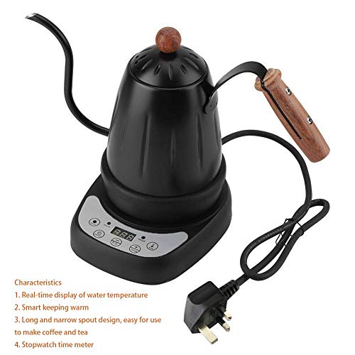 Diguo Variable Temperature Digital Electric Gooseneck Kettle, Pour Over Coffee, Hand Drip Kettle Narrow Spout Premium Stainless Steel Tea Kettle,