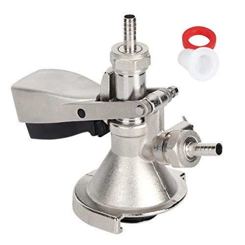 Beer Keg Coupler, A Type Keg Coupler Stainless Steel Beer Keg Connector, Dispensing Equipment Accessory