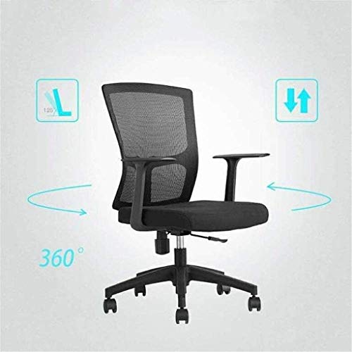 HJW Ergonomic Office Chair Conference Room Computer Chair Home Mesh Lifting Rotating Chair Office Chair Armchair,96X47X64Cm