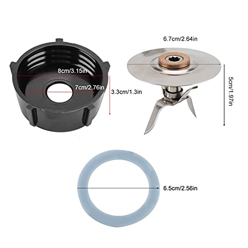 Blender Blade for Oster, Blender Blade Jar Bottom Replacement Parts with O Ring Rubber Seal Gasket for Osterizer