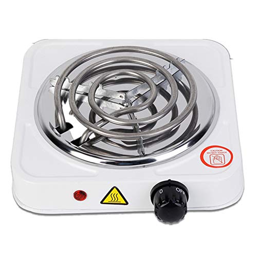 KitaBulb Coal Burner Electric Charcoal Starter Coconut Shells Lighter - 1000W Black for Water Pipe, Hookah, Shisha, BBQ - 3 PIN GB Plug