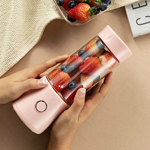 Maizoon USB Juicer Cup Portable Blender Mini Electric Household Fruit Mixer Shakes and Smoothies Powerful Motor 1500mah 4 Blades for Home Travel