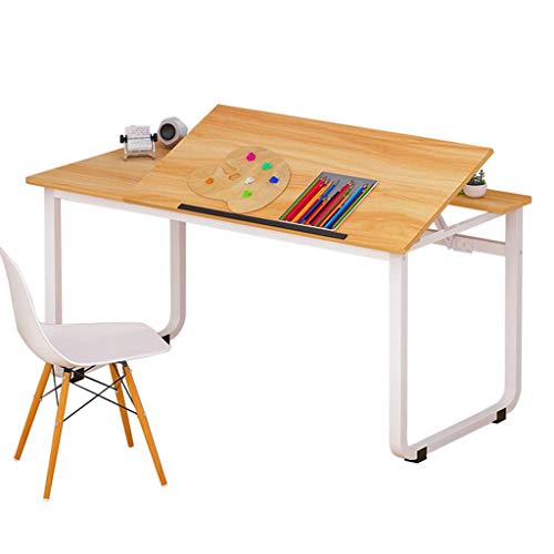 NXYJD Portable Folding Computer Desk Table Foldable Student Writing Desk Laptop Folding Desk with Adjustable Legs for Small Space Home Office Sch