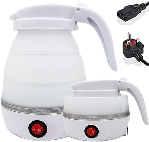 Outdoor Mini Folding Kettle Portable Silicone Kettle Boil Water Tool Electric Kettle Camping Accessories for Travel Accessories