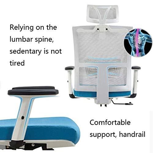 n/a Chairs,Office Chair with Arms and Back Support Executive Adjustable Computer Chair Swivel Ergonomic Desk Chair Comfy Padded for Office/Home/B