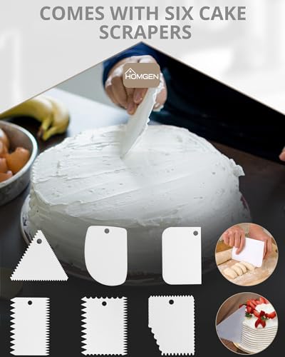 Flex Edge Beater for KitchenAid Mixer, HOMGEN Flat Beater Attachment for 4.5/5 QT Tilt-Head Kitchenaid Stand Mixer Replacement Beater Paddle Acce