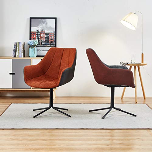 office chair gaming chair computer chair Fabric Leisure Chair Swivel Chair, Sofas Lounge Chair Living Room Chair with Metal Base, for Bedroom, of