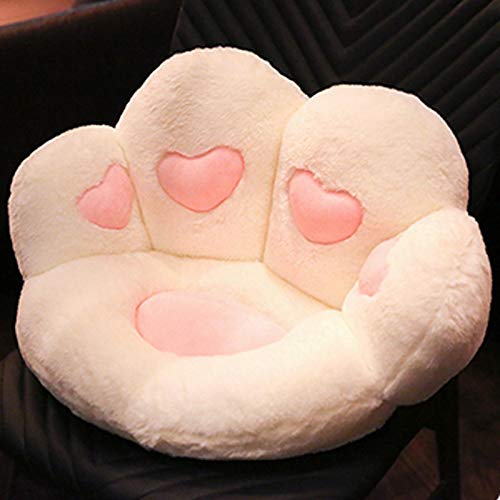 DSFEOIGY Cute Fluffy Seat Chair Cushion Home Office Chair Backrest Lumbar Pillow Tatami Floor Cushion Puff Children's Sofa Cushion Stool (Color :