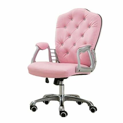 Ygqbgy Office Chair - High Back Executive Swivel Office Desk Chair with Ribbed Upholstery, Lumbar Support, Modern Style