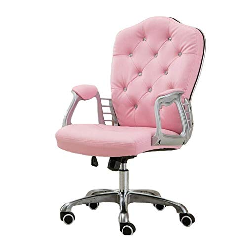 LZQDM Office Chair - High Back Executive Swivel Office Desk Chair with Ribbed Upholstery, Lumbar Support, Modern Style
