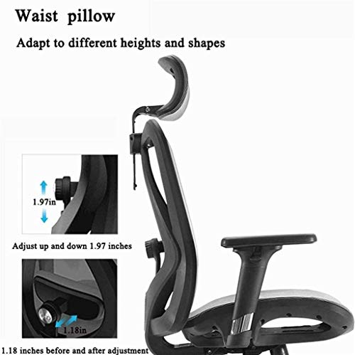 HJW Managerial Chairs,Executive Chairs Ergonomic Office Chair High Back Mesh Home Office Desk Chairs Armchair