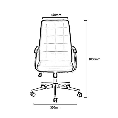 n/a Office Chair Swivel Ergonomic High-back Executive Desk Chair Adjustable Height, Black