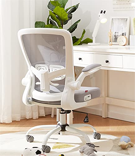 JHKGY Children Desk Chair,Adjustable Office Chair, Ergonomic Computer Desk Chair Mid Back Study Chair,with Comfort Lumbar Support And Auto Brake