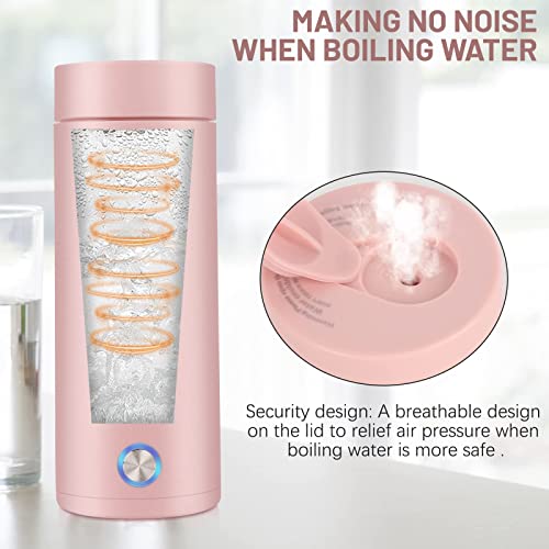 IWILCS Portable Travel Electric Kettle, 400ML Mini Electric Kettle Travel Kettle, 3 in 1 Portable Kettle, Automatic Shut off, Travel Tea Kettle f