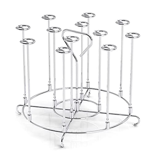 Air Fryer Skewer Rack, 6 Quart Stainless Steel Grills Rack for Air Fryer, Kebab Stand Accessories for Ninja Air Fryer