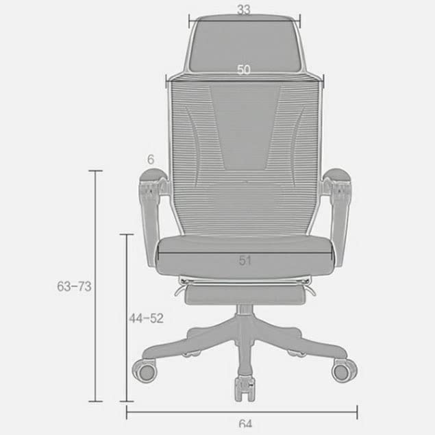 n/a Home Reclining Office Chair Capacity Ergonomic Computer Mesh Recliner Executive Swivel Office Desk Chair Task Chair (Color : White)