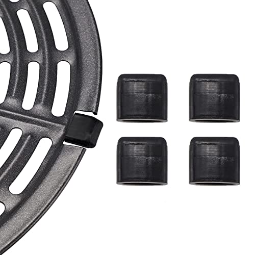 Air Fryer Rubber Bumpers, Air Fryer Tray Rubber Replacements Accessories, Non-Scratch Protective Covers for Air Fryer Pan