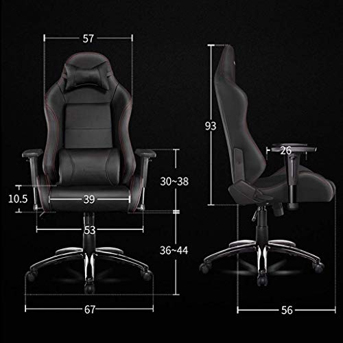 LZQDM Office Chair -Home Computer Chair Net Red Anchor Student Reclining E-sports Chair Single-Mesh Office Internet Cafe Game Turn Chair