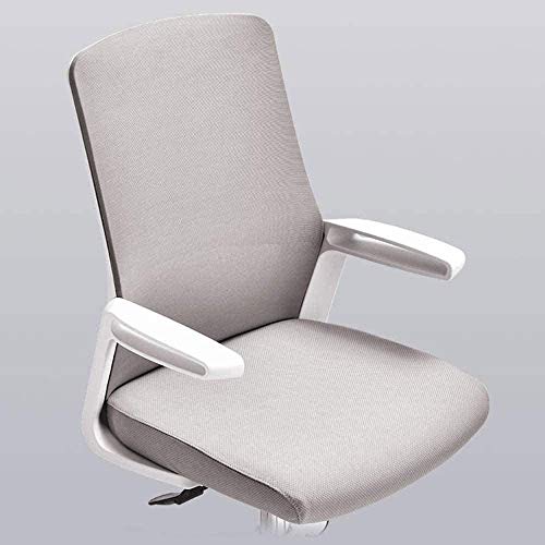 LXXSH Office Chair Back Chair Simple Modern Home Mesh Breathable Office Lift Staff Chair Conference Chair (Color : Gray)