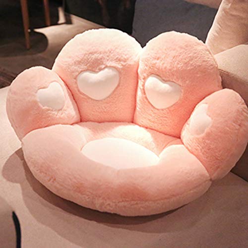 DSFEOIGY Cute Fluffy Seat Chair Cushion Home Office Chair Backrest Lumbar Pillow Tatami Floor Cushion Puff Children's Sofa Cushion Stool (Color :