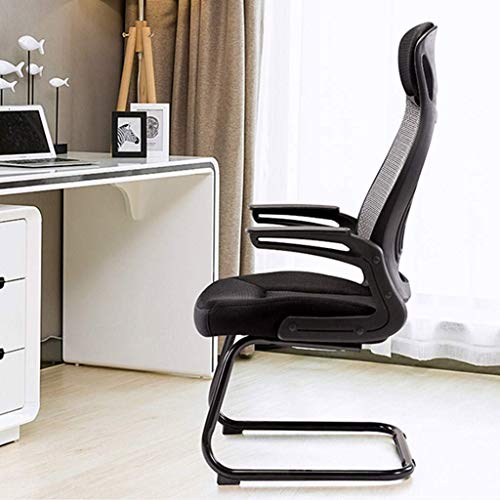 Mu Bow Computer Chair,Home Office Chair Backrest Swivel Chair Ergonomic Chair Gaming Chair Comfortable and Stable Seat Load Bearing 250Kg,Black,5