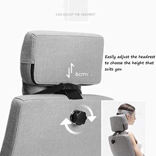 HJW Computer Chair,Fabric Home Study Swivel Chair Chair Ergonomic Chair Comfortable Office Chair Armchair