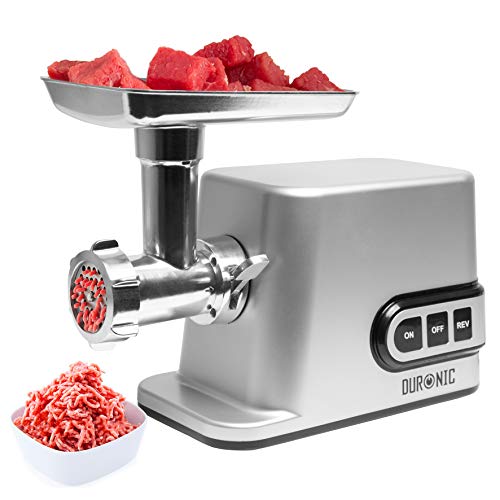 Duronic MG301 Electric Meat Grinder & Mincer MG301| Premium Mincer with 3000W Motor | Versatile 7-Stainless Steel and Plastic Attachments| Multi-