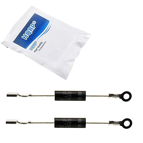 HQRP 2-Pack Microwave Oven Rectifier Diode 12kV 350mA compatible with CL01-12 HVM12 T3512 512TH RG406 512H T3512 3512 GE WB27X10930 Samsung DE91-