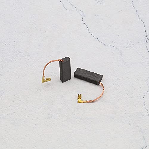 2 Pairs Lawn Mover Carbon Brushes 29x11.2x6.2mm Fit for Flymo Compact 330 FLYMO 360 380 McCulloch 2200 Chain Saw AKE 30-18 S AKE 35-18 S Power To