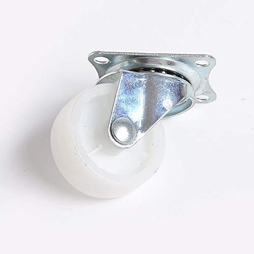 MU Swivel Castor Wheels Pp Heavy Duty Castors for Small Home Office Furniture Industrial Work Cart Separately,2" Plates Stem