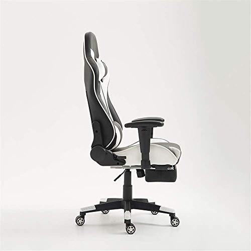 Mu Sports Chair Computer Chair Office Chair Headrest and Lumbar Support Office Desk Chair for Office Area is Home Field for Working Gaming (Color