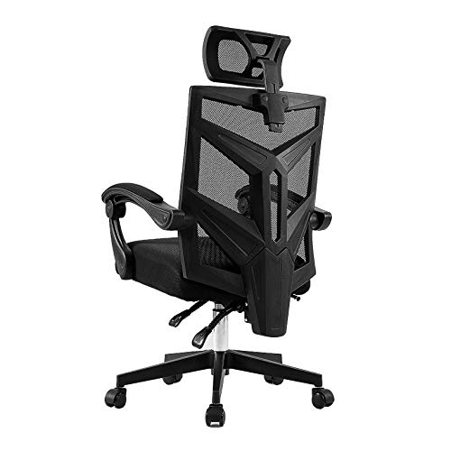 Home Ergonomic Office Chair High Back Adjustable Swivel Video Game Chair Computer Chair with Headrest and Breathable Skin-Friendly Mesh Ergonomic