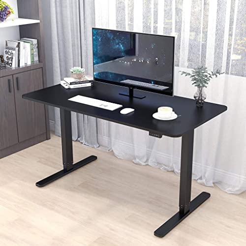 NXYJD Electric Standing Desk Height Adjustable Desk, 48 X 24 Inches Computer Desk For Workstation Home Office Table Sit Stand Desk