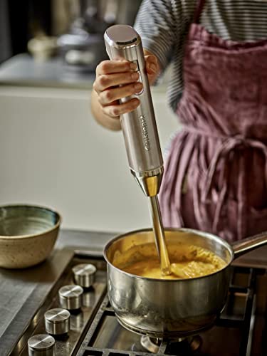 Cuisinart Cordless Pro Hand Blender and Mini Chopper, Rechargeable, Silver, RHB100U