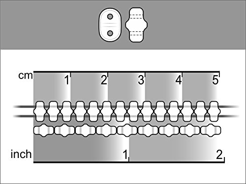 20 Grams (0,71 Ounces) am Czech Two-Hole Seed Beads SuperDuo 2.5x5mm Chalk White with White Luster