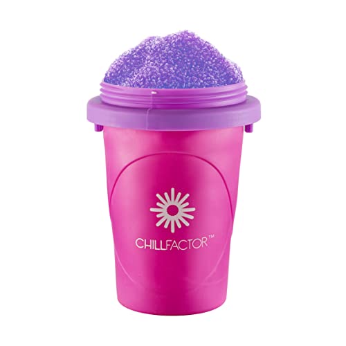 Character Options 07954 ChillFactor Passion Fruit Party-Reusable, Homemade Squeeze Cup slushy Maker Kitchen Toys
